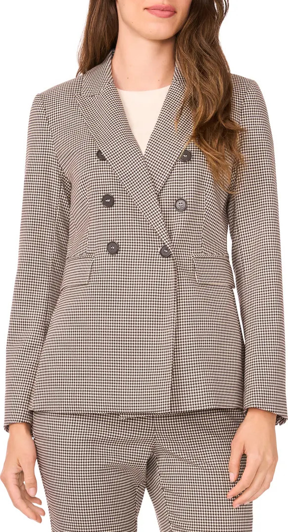 Double Breasted Houndstooth Blazer | Nordstrom