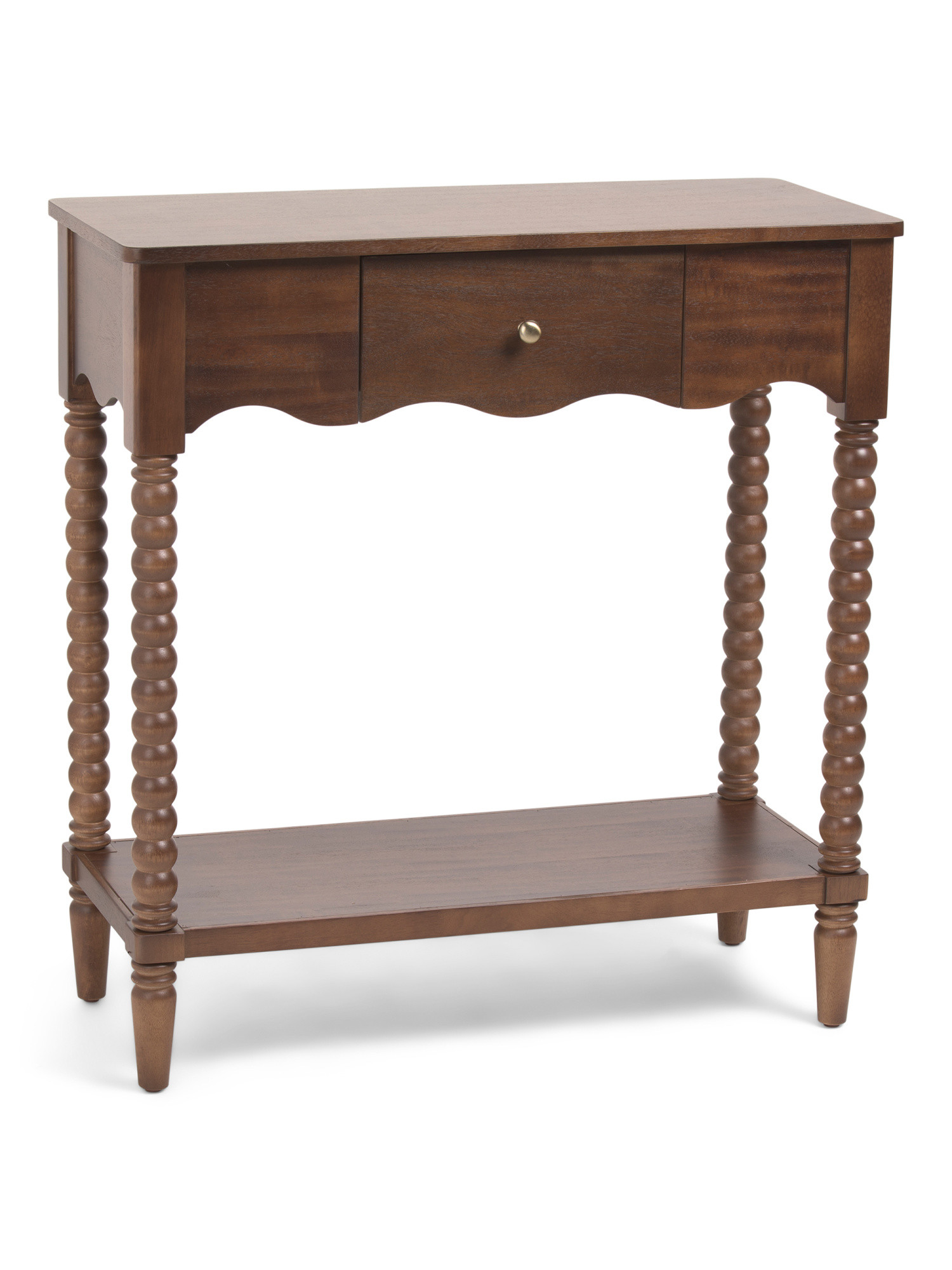 32x34 Scalloped 1 Drawer Console Table | Marshalls