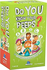 Do You Know Your Peeps? Quiz Party Game Conversation Starters - Family and Friends All Ages Quest... | Amazon (US)