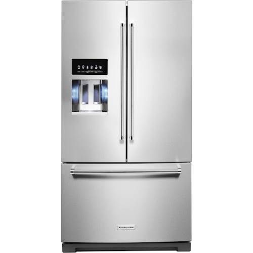 KitchenAid - 27 Cu. Ft. French Door Refrigerator - Printshield Stainless | Best Buy U.S.