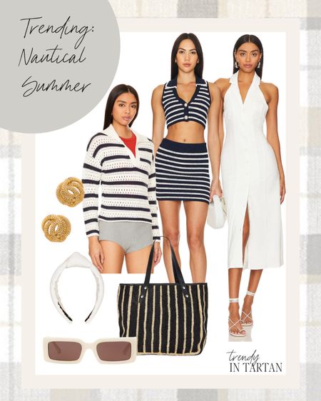 Trending : Nautical summer ☀️

Summer outfit ideas | trendy fashion | trending outfits | nautical outfit | striped summer tops 

#LTKSeasonal #LTKstyletip