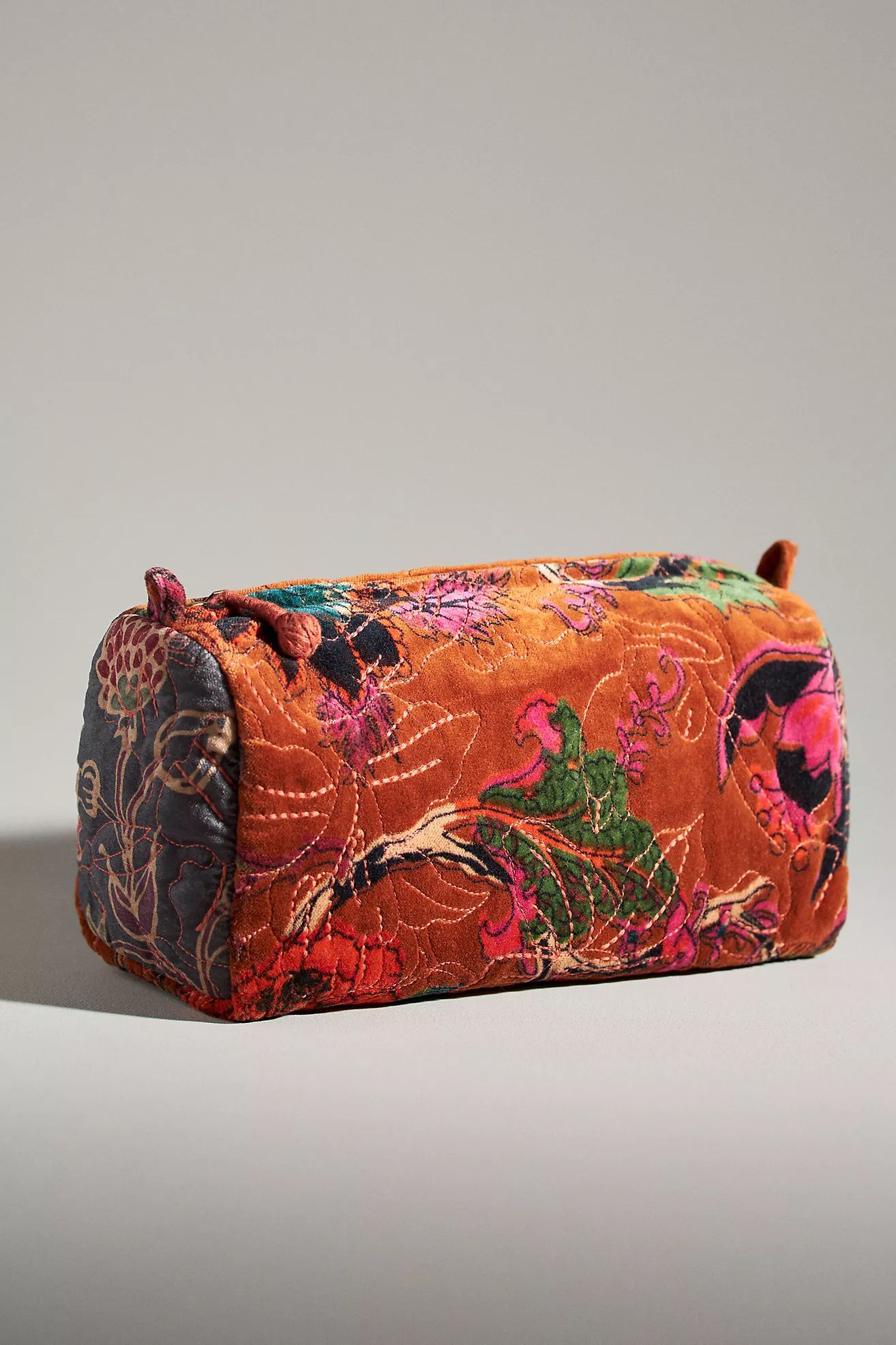 Quilted Velvet Cosmetic Bag | Anthropologie (US)