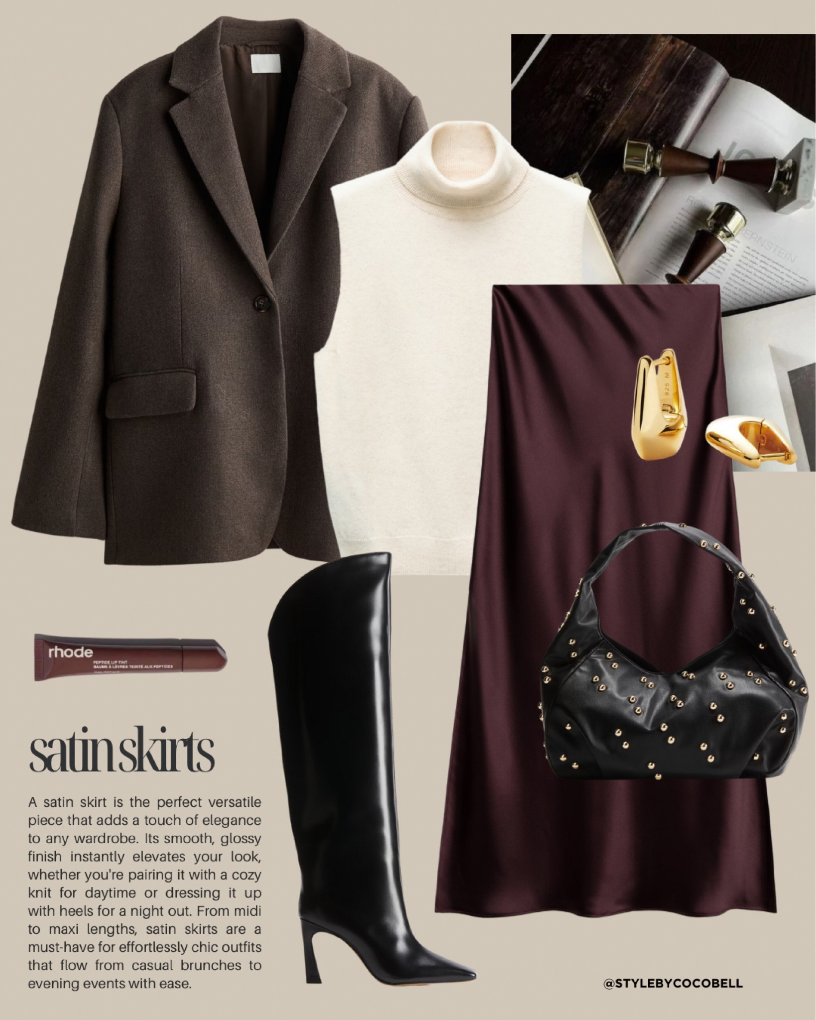 Satin skirts are the MVP this season-elevating literally every look. Whether you’re pairing them with a cozy knit or going sleek with boots and blazers, satin skirts just get it right! You can dress them up, keep it casual, or even mix prints and textures. 



#LTKautumn