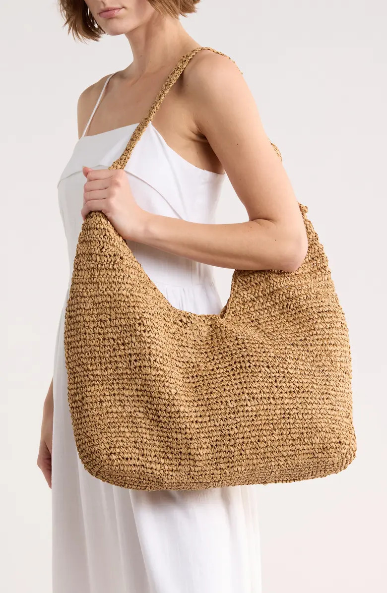 Collection XIIX Slouchy Straw Bag | Nordstromrack | Nordstrom Rack