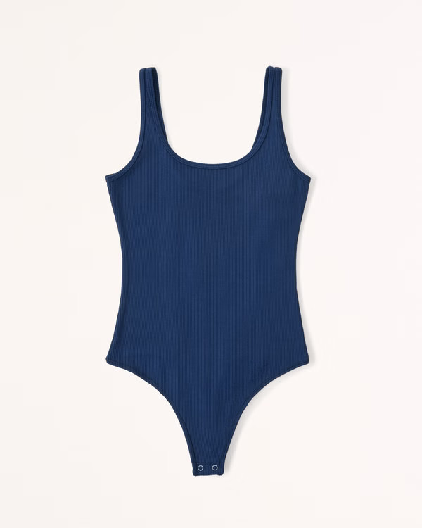 Women's Seamless Rib Fabric Scoopneck Bodysuit | Women's Tops | Abercrombie.com | Abercrombie & Fitch (US)