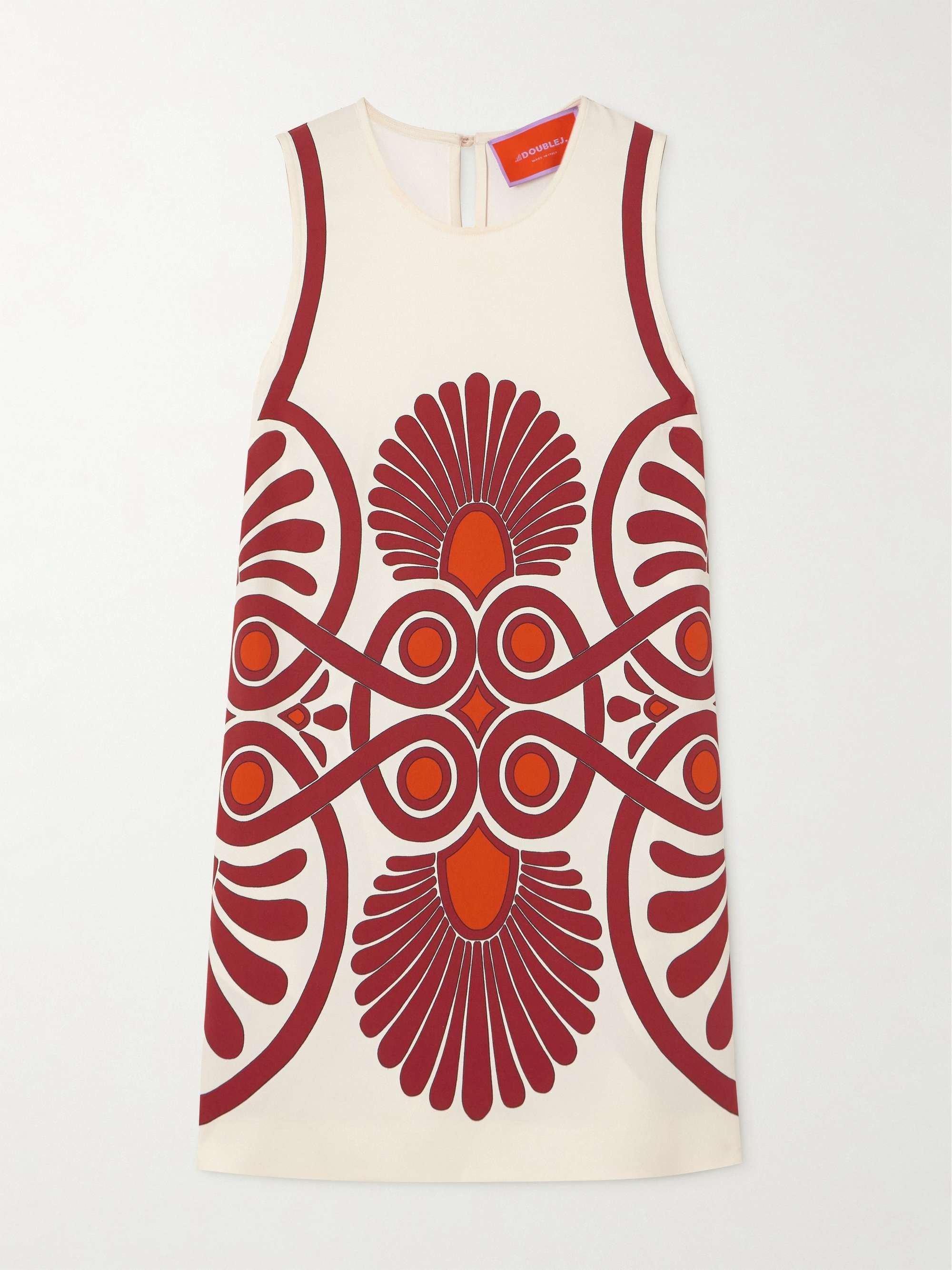 LA DOUBLEJPrinted stretch-crepe tunic | NET-A-PORTER (US)