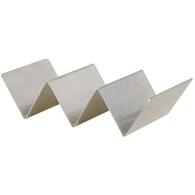 Winco Taco Holder, Stainless Steel, 2-3 Slots - Pack of 1 | Target