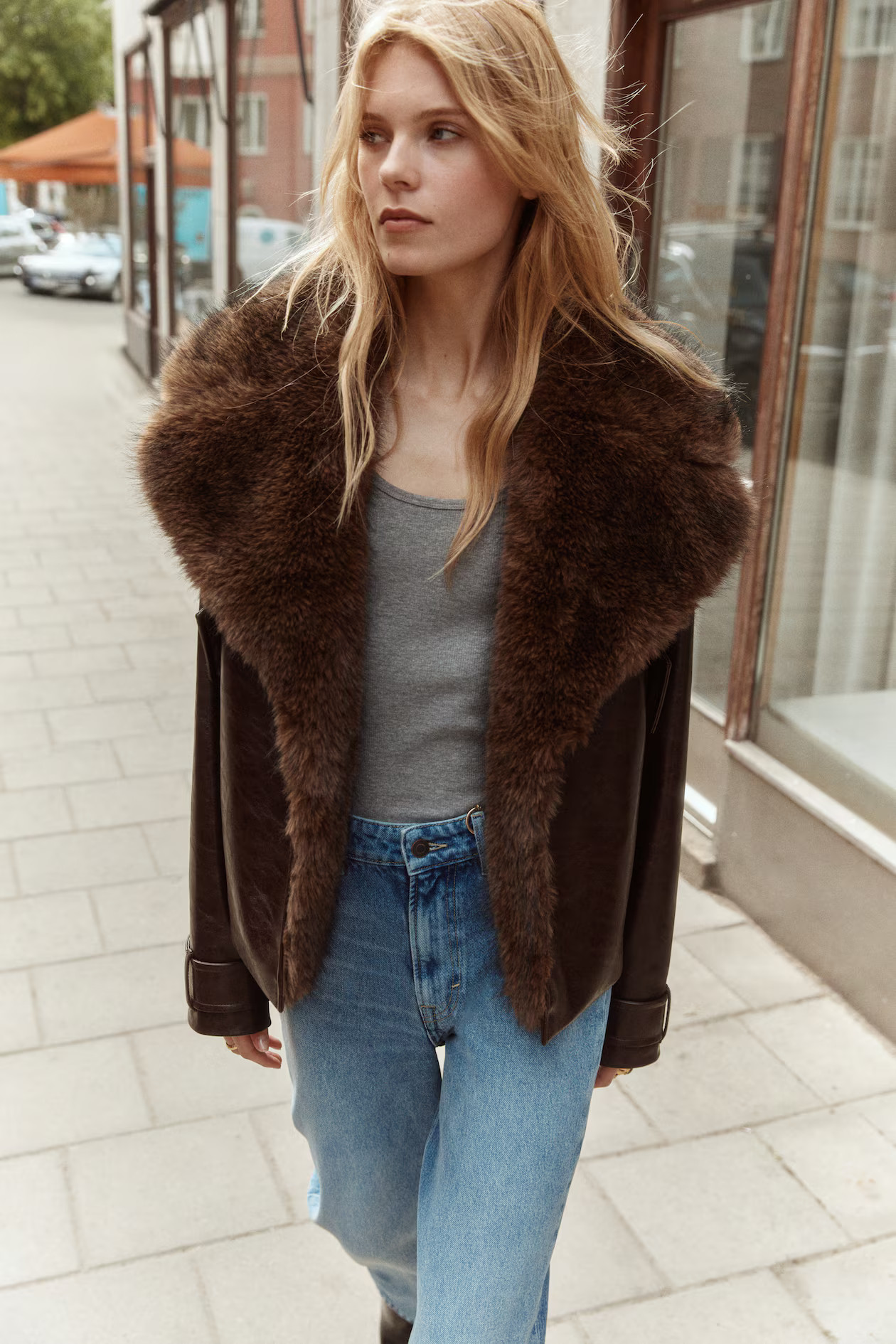 Collared biker jacket | H&M (UK, MY, IN, SG, PH, TW, HK)