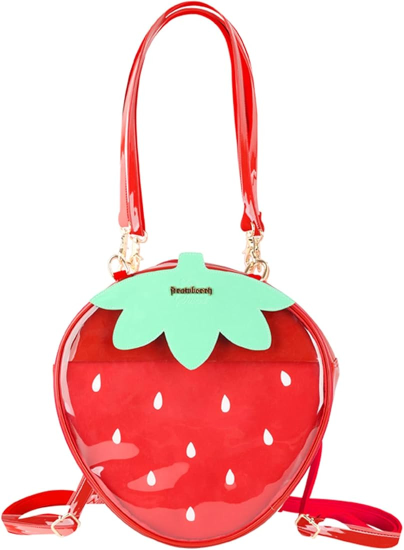 WILDFINDING Ita Bag Strawberry Fruit Shoulder Bag Satchel Backpack Casual Daypack-Kawaii DIY Cosp... | Amazon (US)