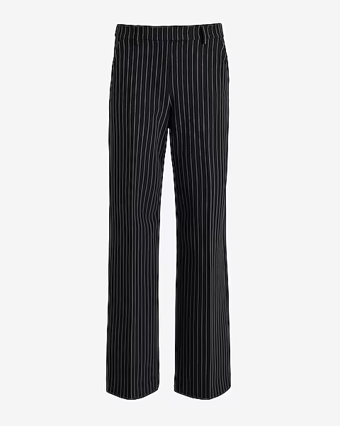 Editor Studio Stretch Twill Mid Rise Pinstripe Trouser Pant | Express