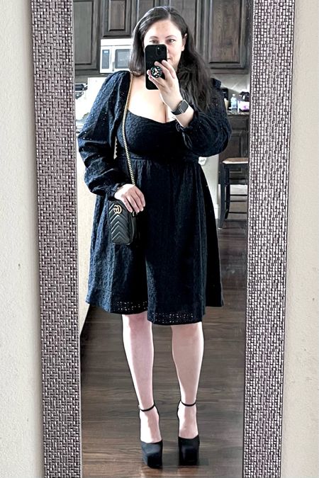 Black dresses for spring? Absolutely! Also linked a few other dresses with the same vibe in different colors. Wedding guest dress, date night. 

#LTKmidsize #LTKSeasonal #LTKwedding