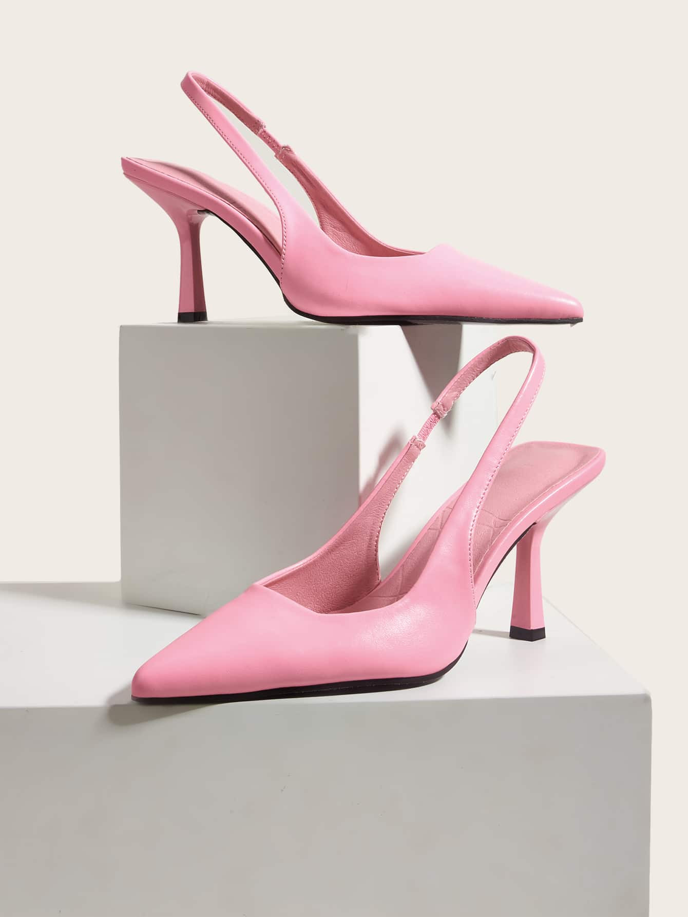 Stiletto Heeled Slingback Pumps | SHEIN