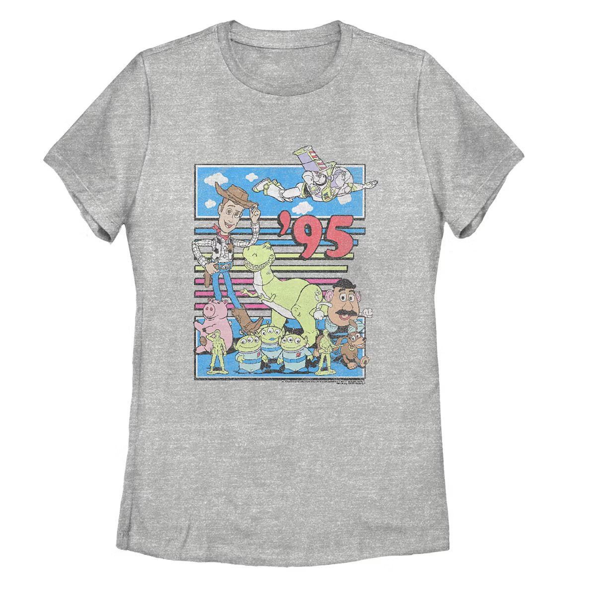 Women's Toy Story Retro Best Friend Toys T-Shirt | Target