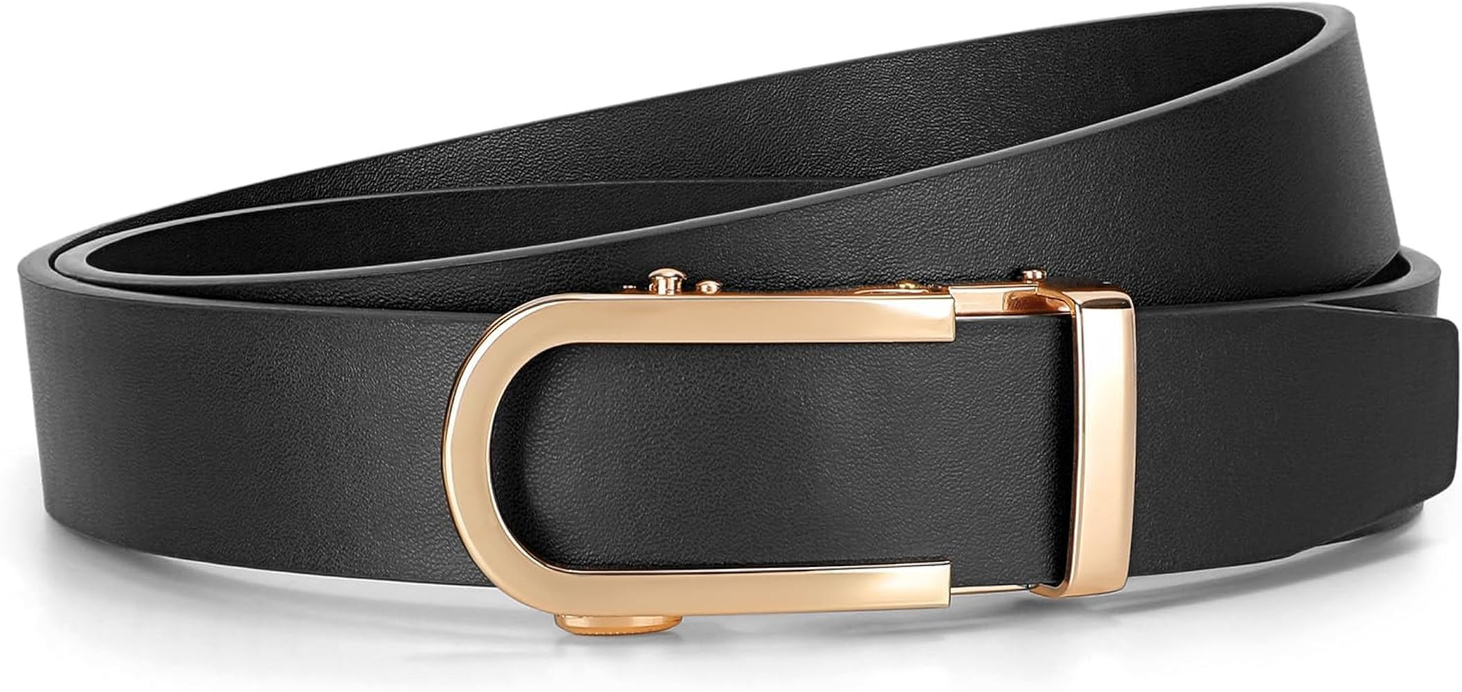 JASGOOD Ratchet Leather Belt for Women Ladies Ratchet Belt for Jeans Pants Dresses with Gold Buck... | Amazon (US)