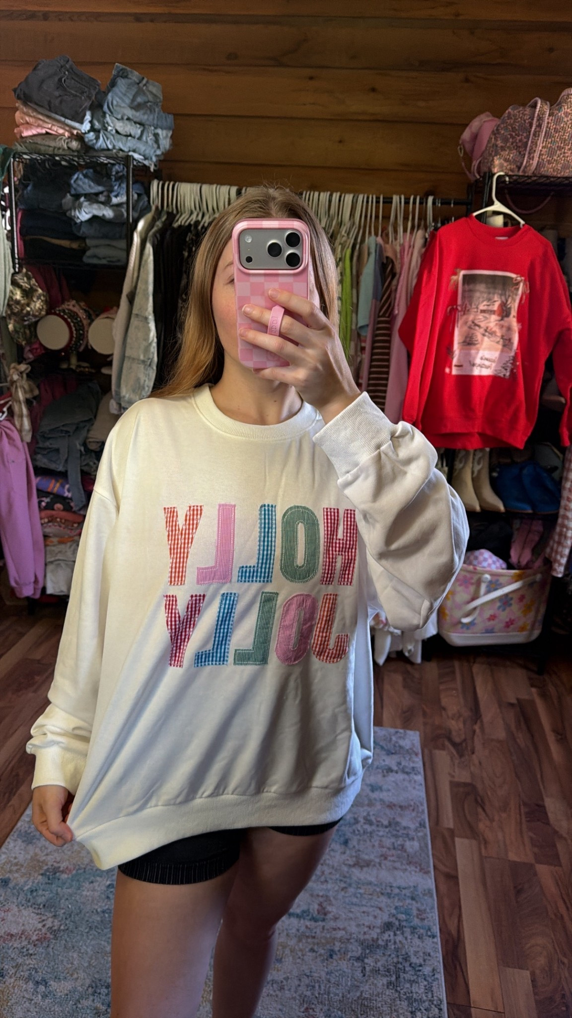 This Holly Jolly crewneck sweatshirt is the perfect mix of girly and Christmas!! 

#LTKHoliday #LTKSeasonal #LTKGiftGuide