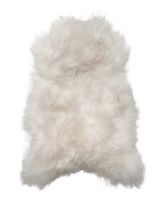 White Long-Haired Icelandic Sheepskin Rug | zulily