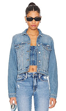 Good American Committed To Fit Jacket in Indigo597 from Revolve.com | Revolve Clothing (Global)