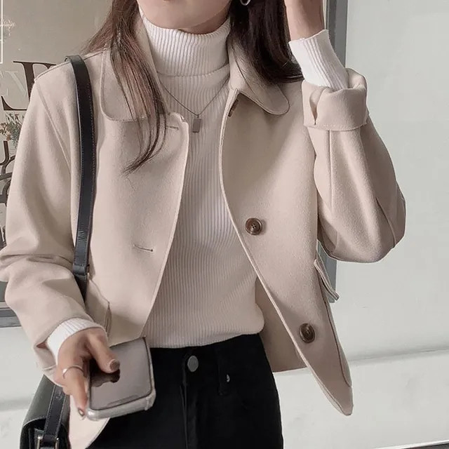 minaga - Woolen Button-Up Jacket | YesStyle Global