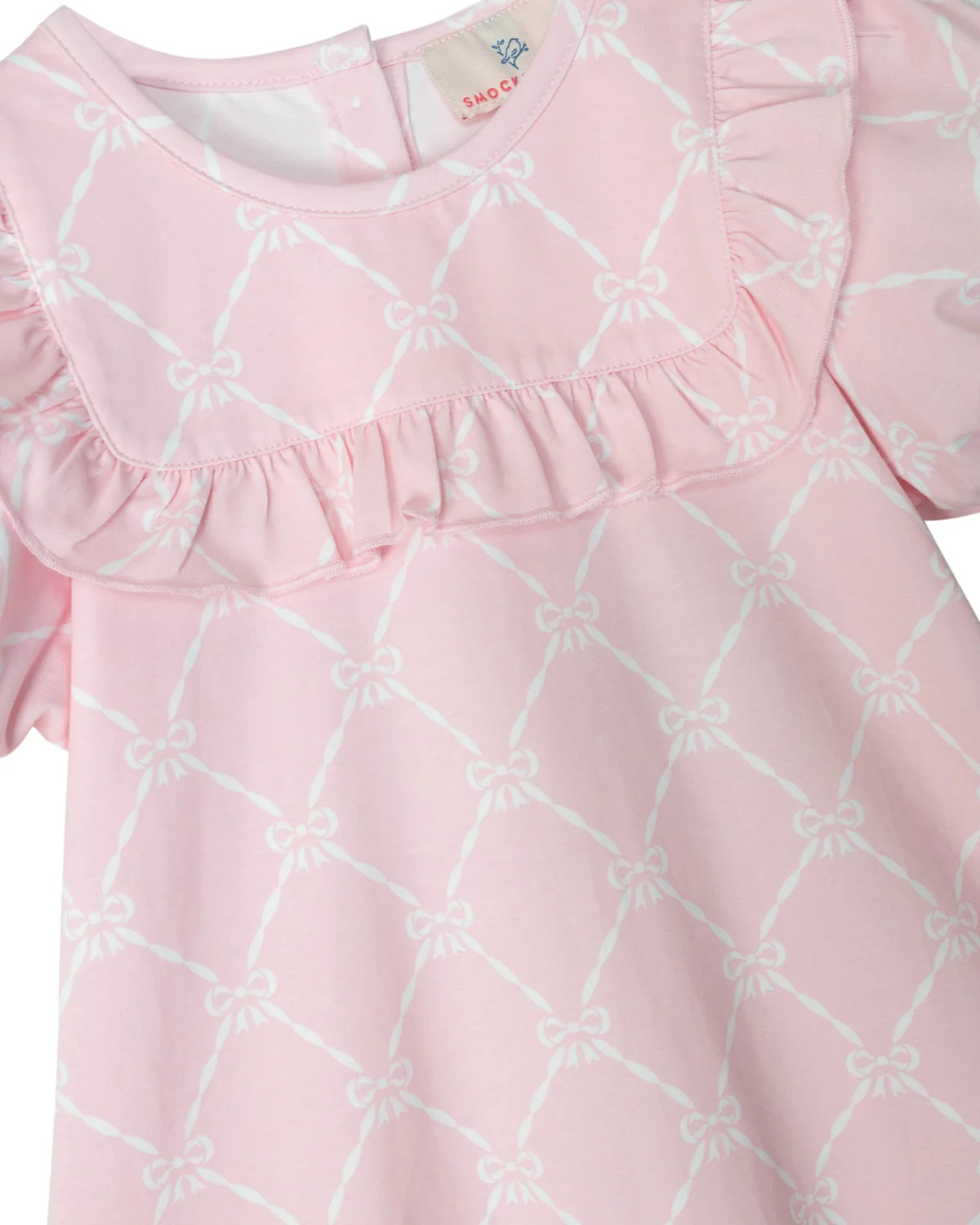 Pink Bows Knit Dress | Smockingbird Kids