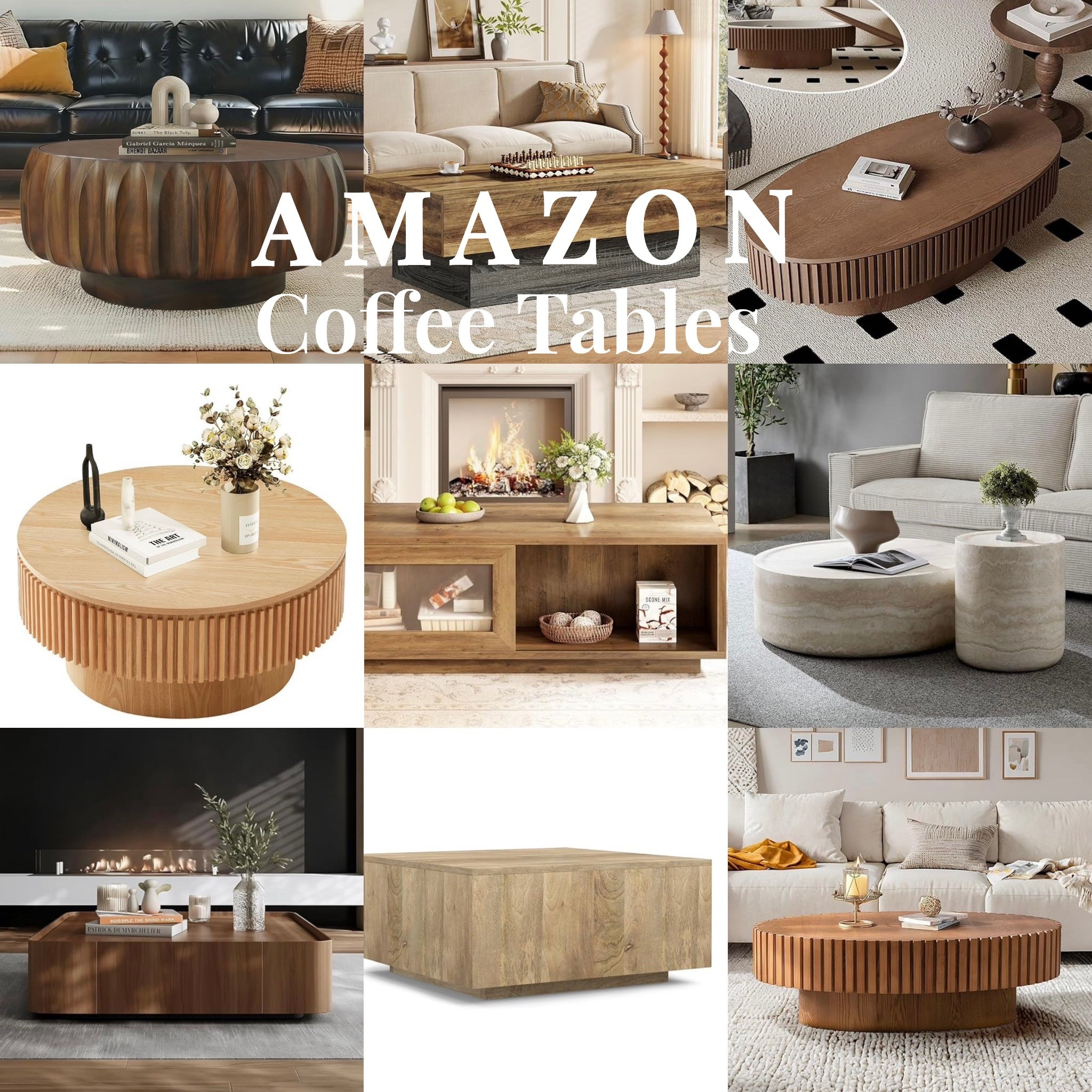 ￼ Such stylish coffee tables from Amazon! 🙌
#deal #home #decor #sale
@amazonfindsandfashion ￼

#LTKHome #LTKSaleAlert #LTKU