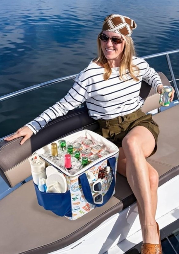 The cooler bag you'll use all summer long. 🌊 Perfect for beach days, lake trips, road trips, picnics, pool days, sporting events, camping weekends, and outdoor adventures. Lightweight, insulated, and easy to carry, it keeps drinks and snacks cold while still looking stylish and practical. One of those summer essentials you'll find yourself reaching for far more often than you expected. 

Perfect for anyone who loves spending time outdoors. 🏖️

#LTKOver40 #LTKfoodie #LTKTravel