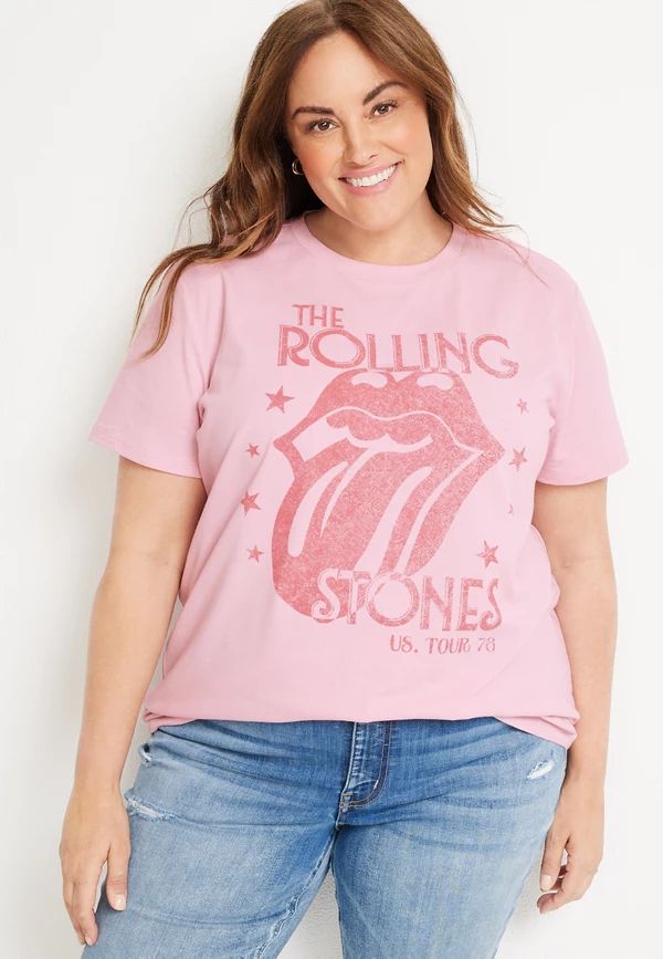 Plus Size The Rolling Stones Graphic Tee | Maurices
