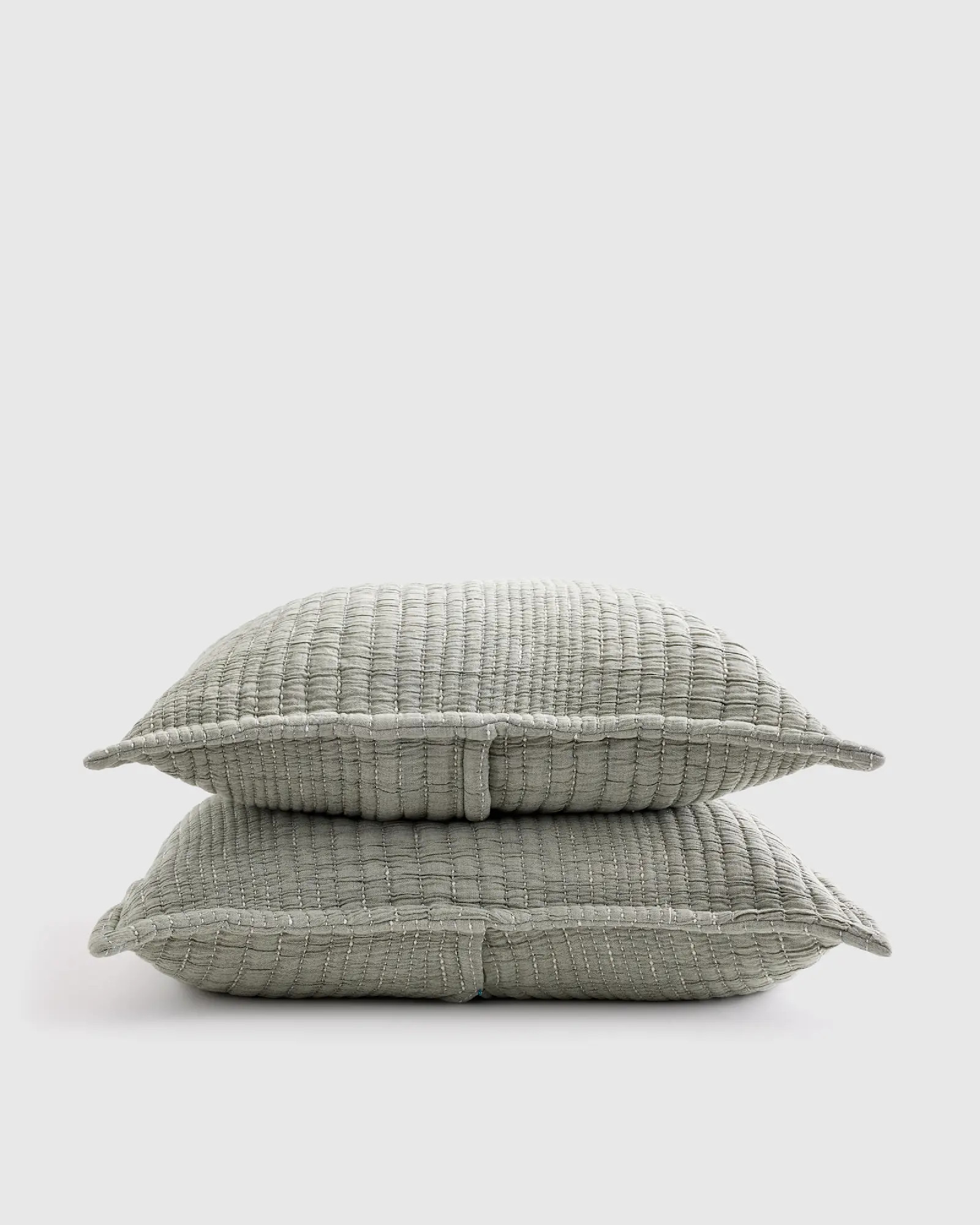 Organic Cotton Channel Stitch Sham Set | Quince