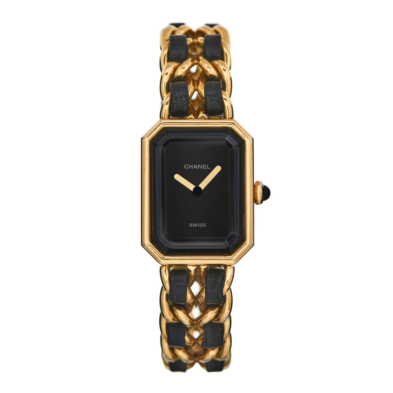 CHANEL Stainless Steel Lambskin 20mm Chain Premiere Quartz Watch Gold M | FASHIONPHILE | Fashionphile