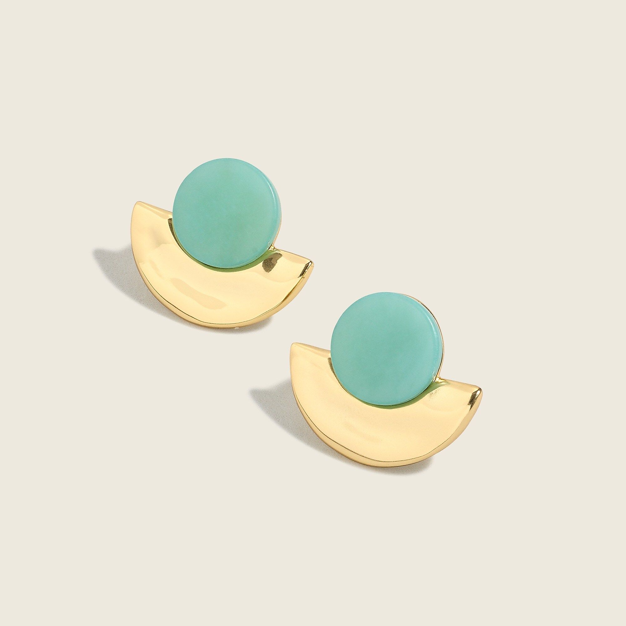 Sunrise stone disc earrings | J.Crew US