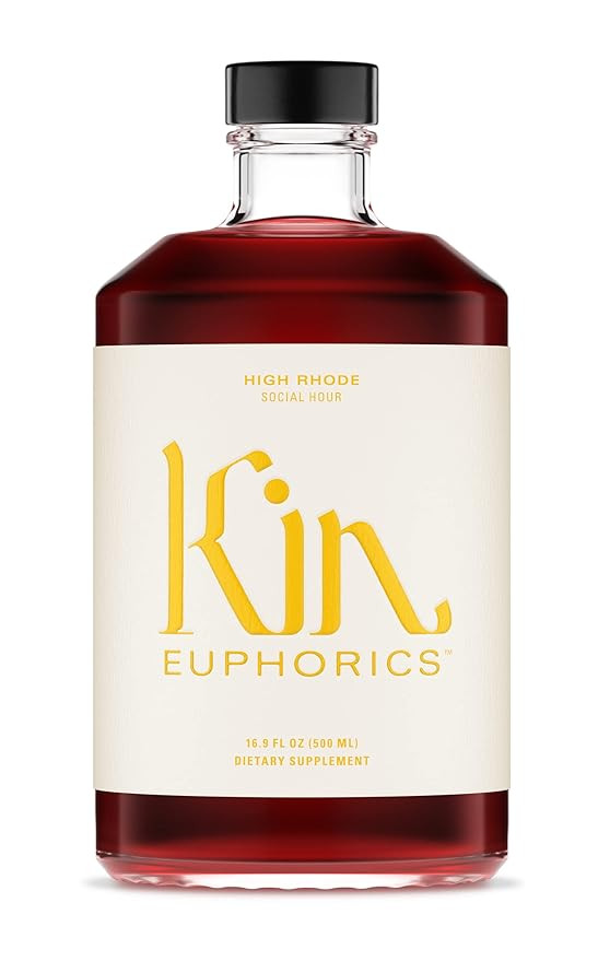 High Rhode by Kin Euphorics, Non Alcoholic Spirits, Adaptogen, Nootropic, Botanical, Tart Citrus,... | Amazon (US)