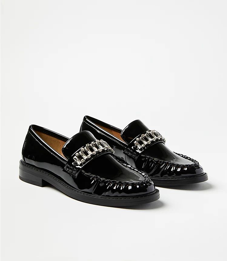 Crystal Patent Loafers | LOFT