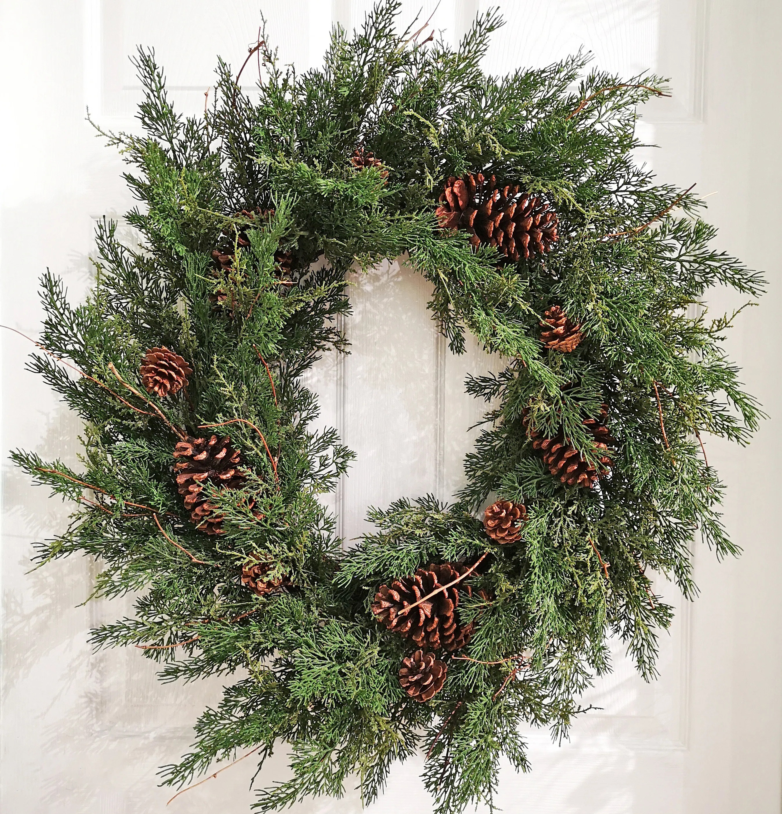 Handcrafted Faux Pine Wreath | Wayfair North America