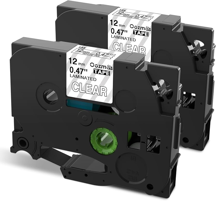 Oozmas Compatible Label Tape Replacement for TZe-135 TZ135 Compatible with Brother P-Touch White ... | Amazon (US)