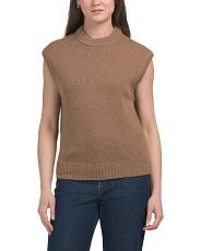 cashmere and wool blend relaxed sweater vest | TJ Maxx
