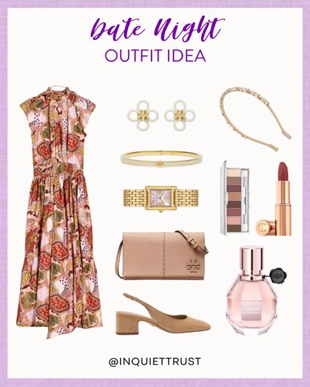 Update your wardrobe with this stylish midi dress paired with neutral slingback heels, a purse, and more! Perfect for a date night!
#dinnerdate #formalwear #beautypicks #outfitidea

#LTKSeasonal #LTKBeauty #LTKStyleTip