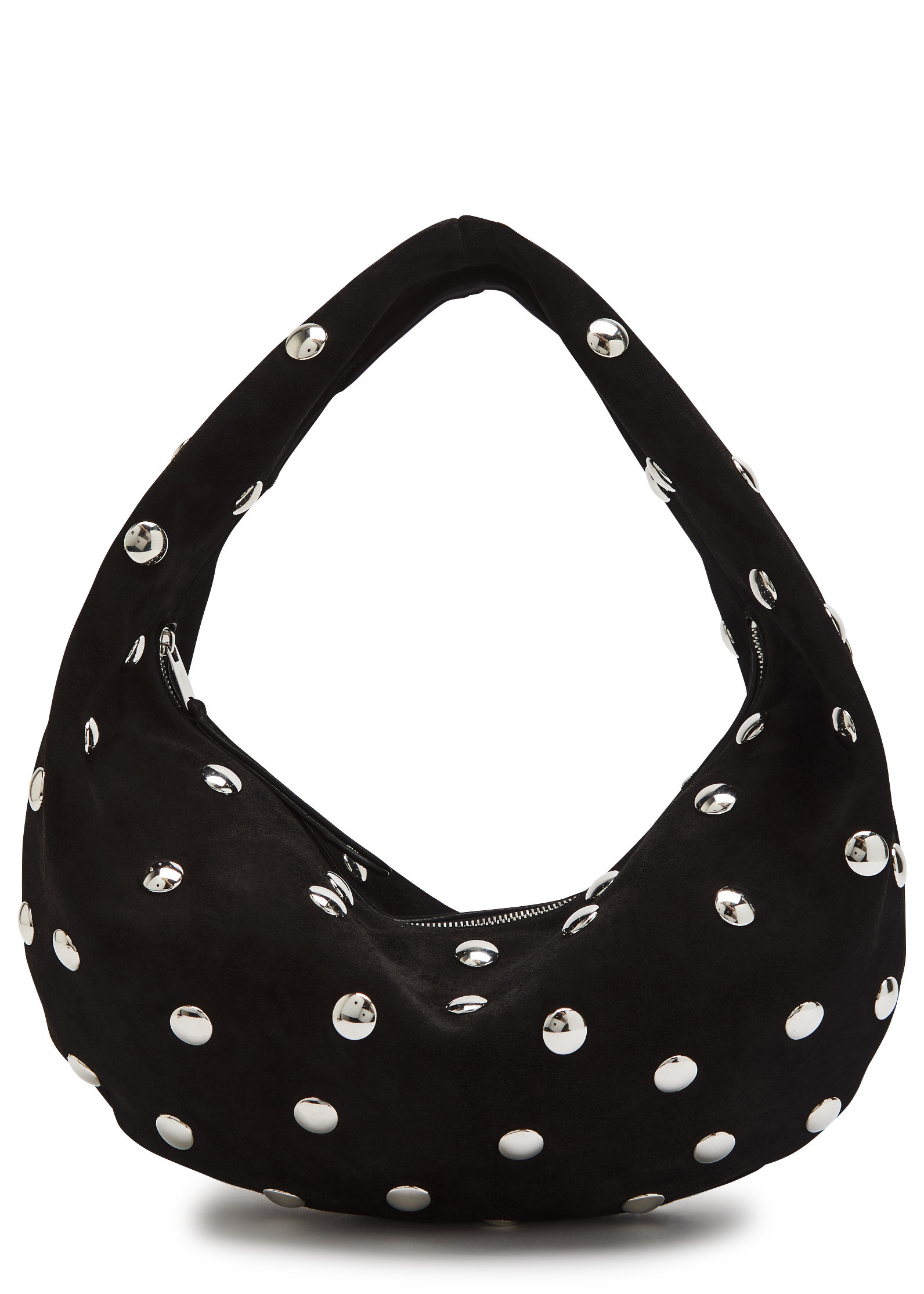 Olivia medium studded suede top handle bag | Harvey Nichols