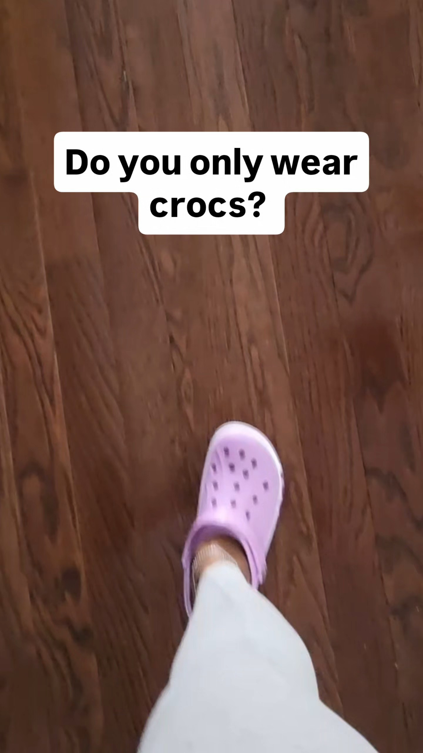 @Crocs Daily! Only, 98% of the time 🤭🤭#crocs #crocschallenge #crocs4life #crocssale

#LTKdayinmylife #LTKmomlife #LTKSaleAlert