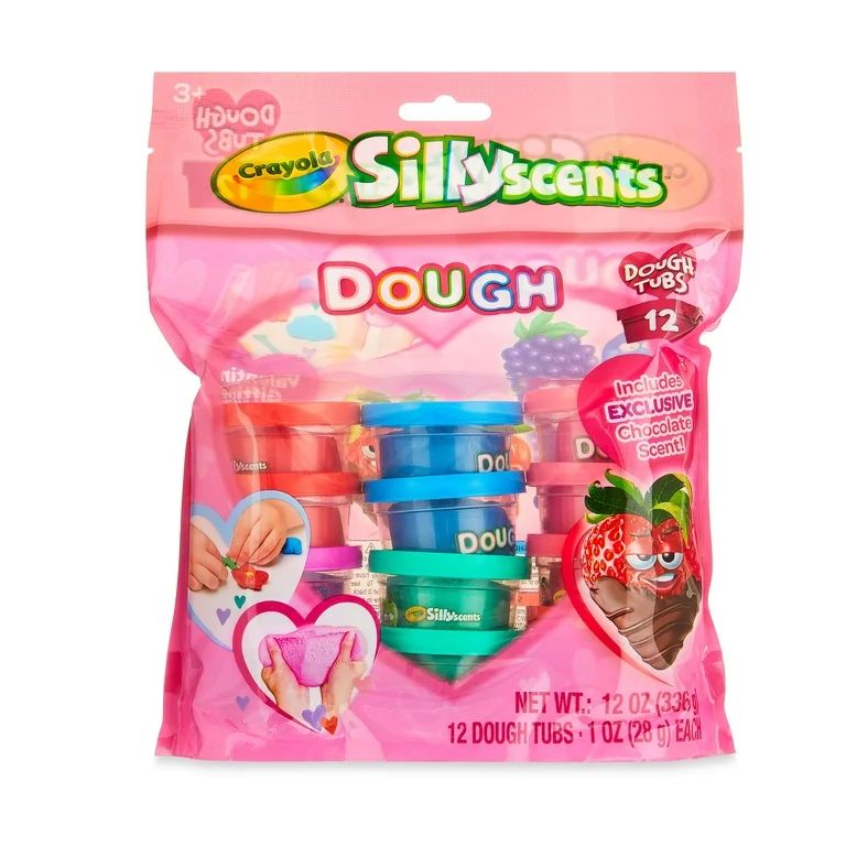 Crayola Silly Scents Dough 12pk 1oz Tubs Assorted Colors | Walmart (US)
