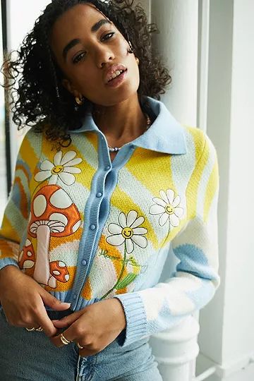 House Of Sunny The Big Bloom Cardigan | Urban Outfitters (EU)