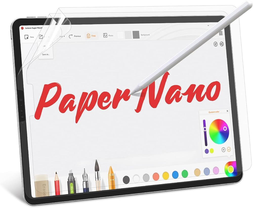 bersem 2 Pack Paperfeel Screen Protector Compatible with iPad Pro 12.9 Inch (2022 & 2021 & 2020 &... | Amazon (US)