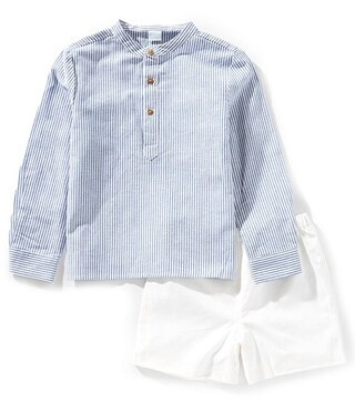 Edgehill Collection x Kristin Ellen Hockman Little Boys 2T-7 Anders Short Set | Dillard's | Dillard's