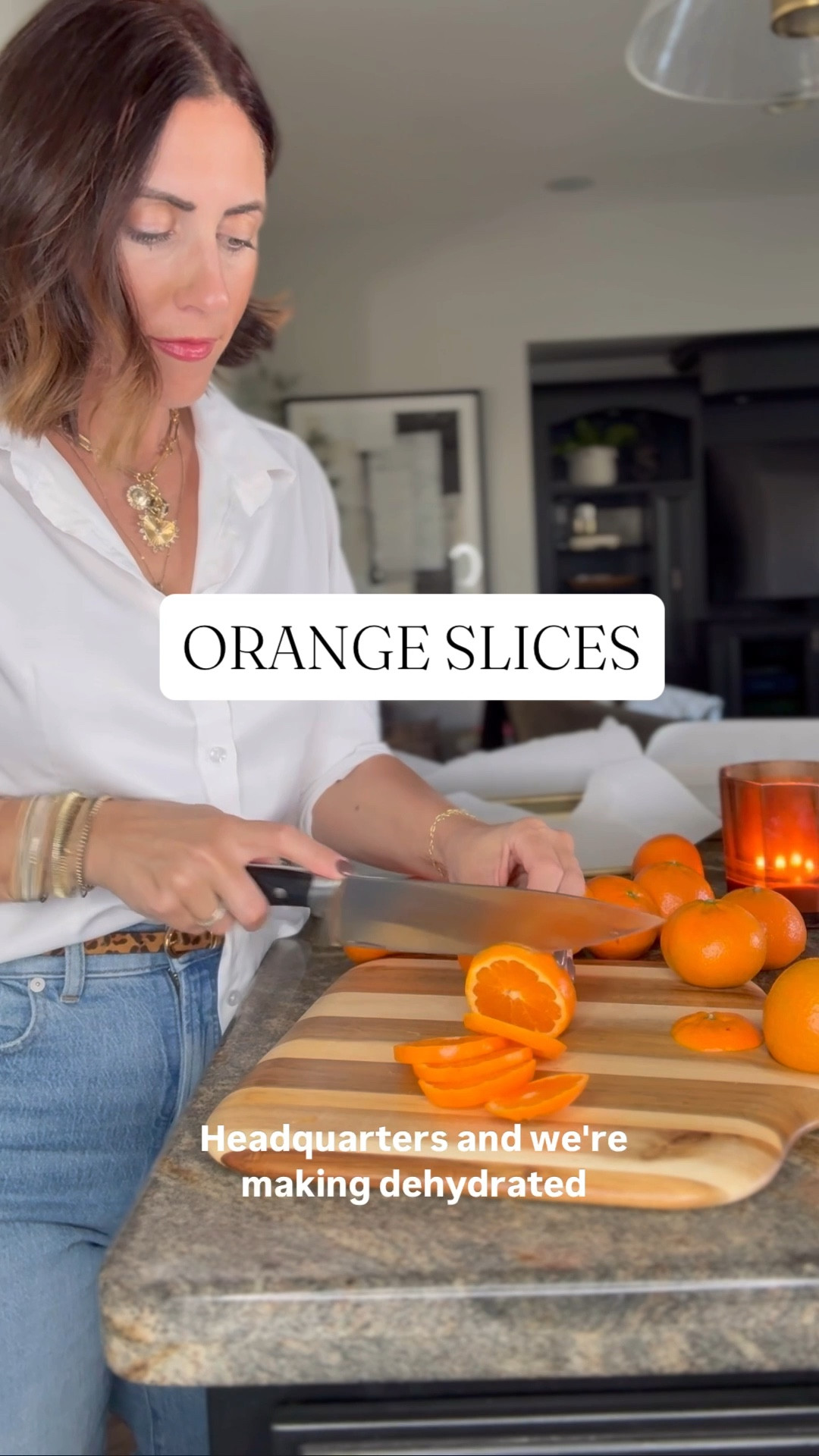 Dehydrated oranges for the holidays!  🍊🎄🍊

Use them on garland, on your tree, simmer pots, on gifts, in cocktails, and more! 🍊🎄🍊

Full instructions on Instagram @thisisourbliss

#LTKfoodie #LTKHoliday #LTKHome