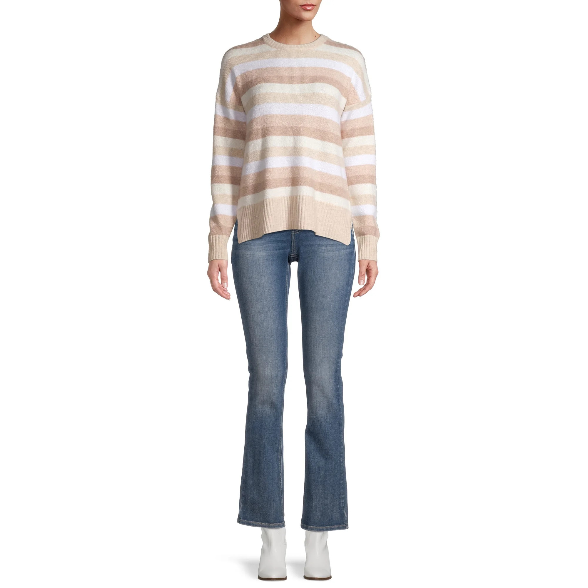 Time and Tru Women's Super Soft Pullover Sweater | Walmart (US)