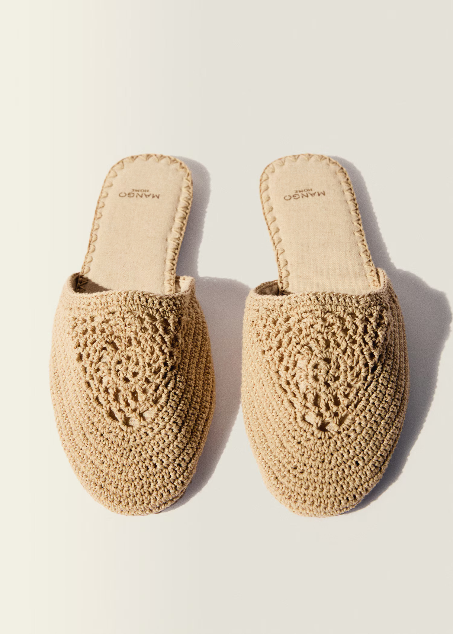 Cotton braided slippers - Women | MANGO USA | Mango (US/MX/AU)