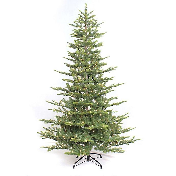 Puleo International 6.5-Foot Aspen Fir Pre-Lit Artificial Christmas Tree with Clear Lights | Bed Bath & Beyond