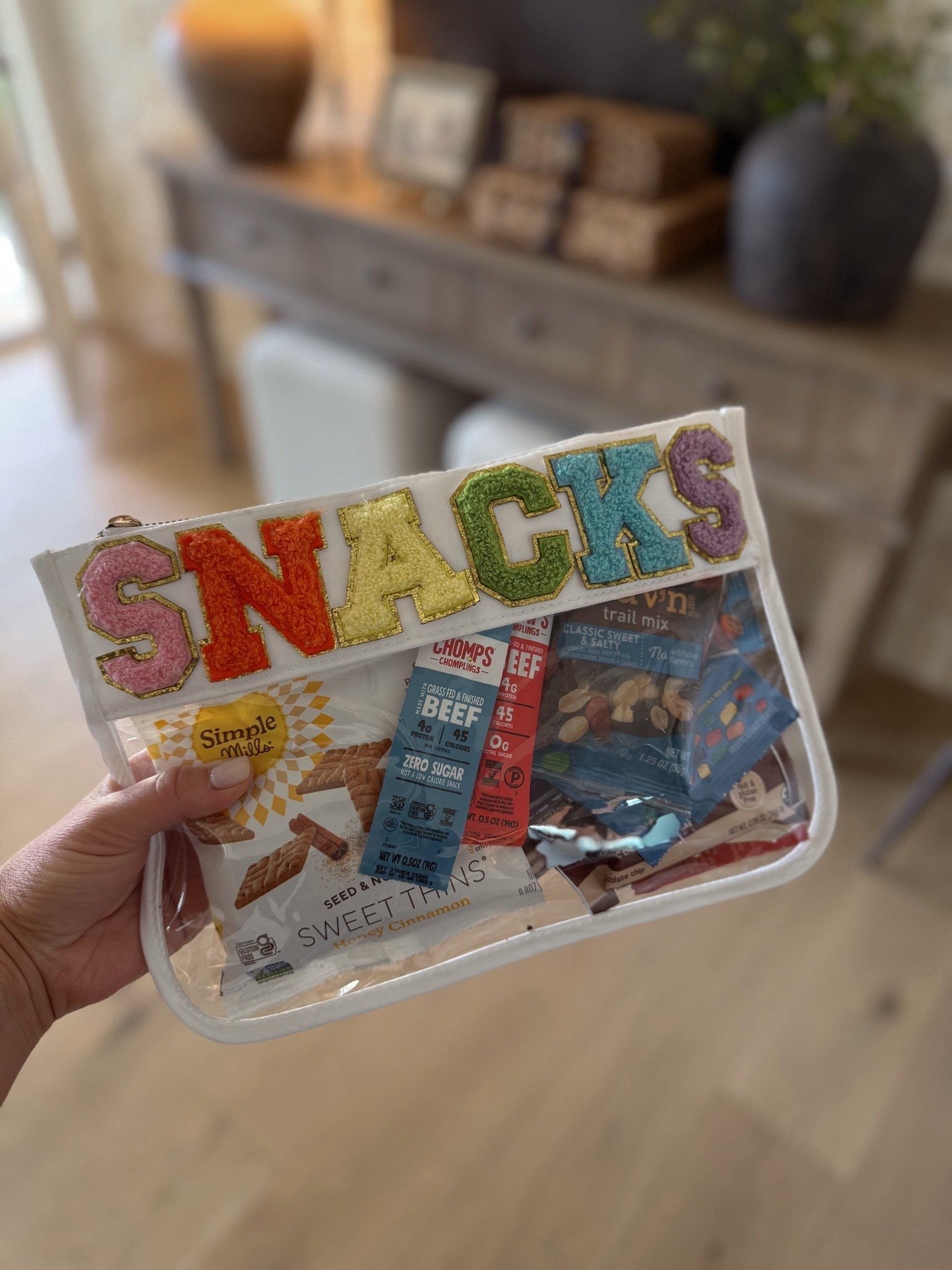 Upgraded our snack pouch!