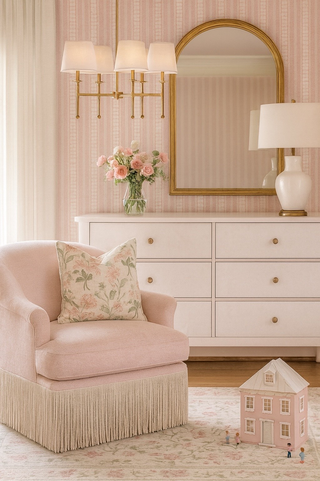 Pretty in pink with soft hints of green 

#girlsbedroom #kidsbedroom bedroom kids pink decor home decoddecor

#LTKSaleAlert #LTKHome #LTKKids