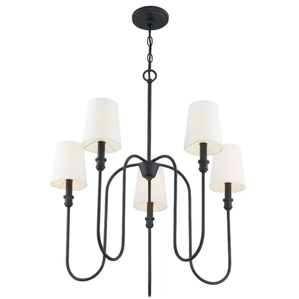 Collette 5 - Light Shaded Classic / Traditional Chandelier | Wayfair North America