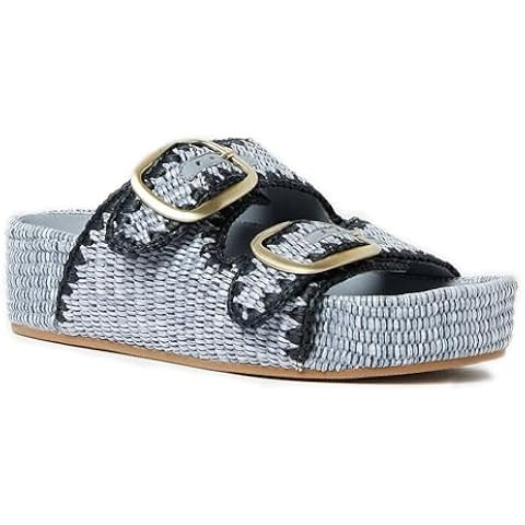 Raffia Platform Espadrille Sandals for Women Wedges Sandals Cute Comfortable Summer Beach Flatfor... | Amazon (US)