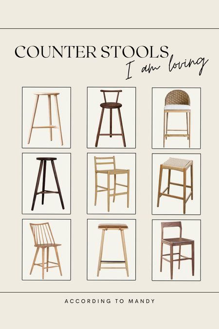 Counter stools I am loving

Home decor, furniture, decor ideas, bar stools, counter stool 

#LTKhome